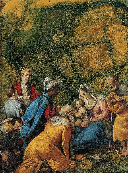 Jacopo Bassano The Adoration of the Magi Norge oil painting art